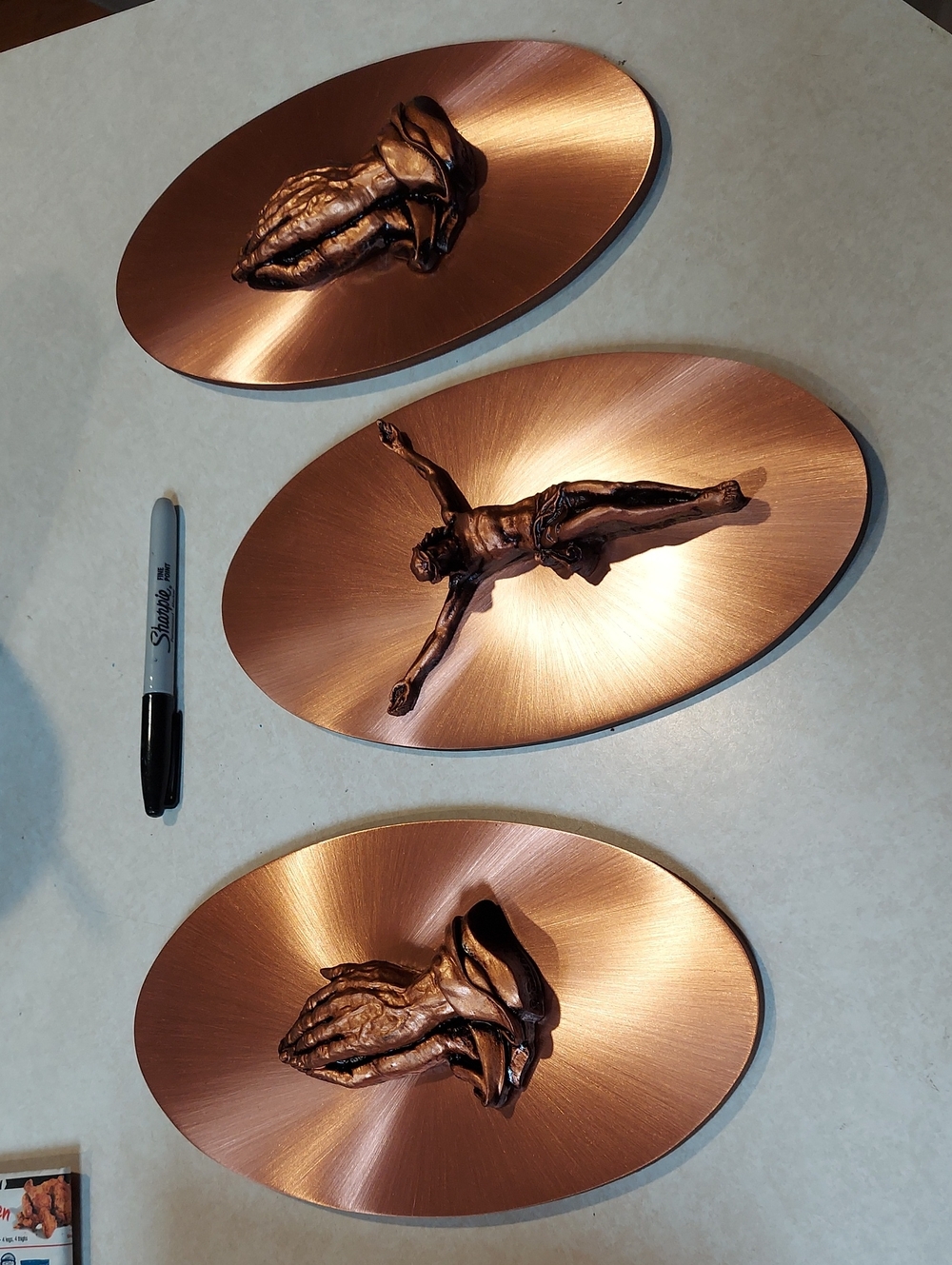 Jesus & Praying Hands Wall Set ~vintage